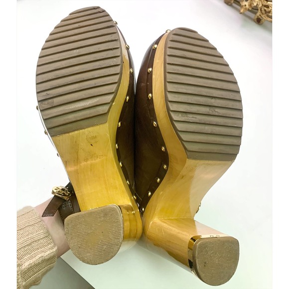 Tory Burch Brayden Sling Back Platform Clogs - Picture 5 of 8